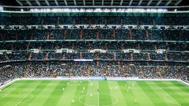 Soccer Stadium during game