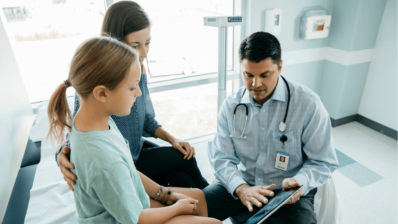 health and social care doctor and patient