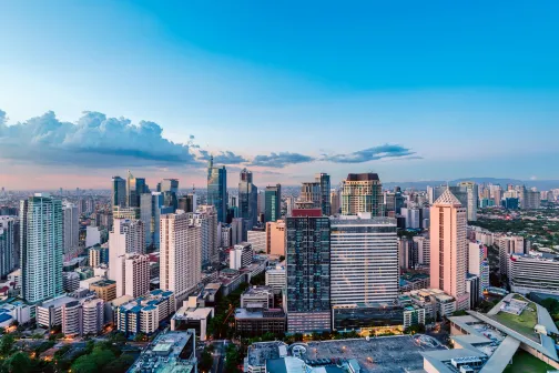 Makati business district 