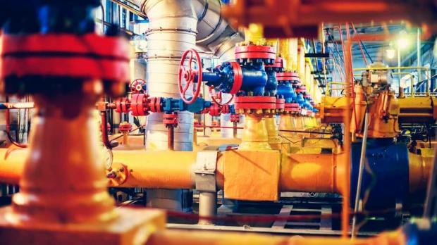 Energy Inside an oil refinery