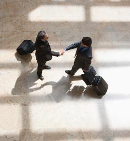 People shaking hands