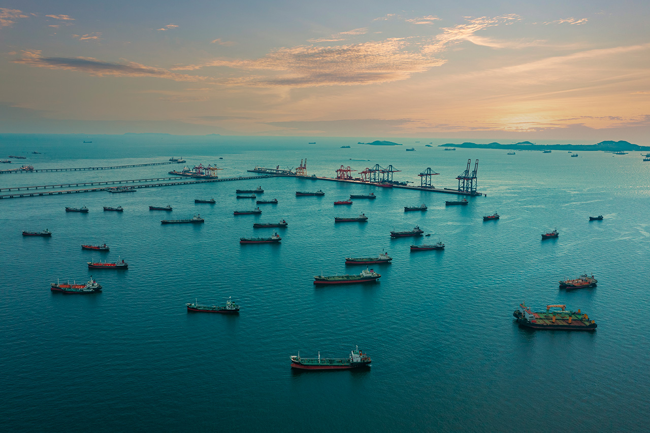 Many ships